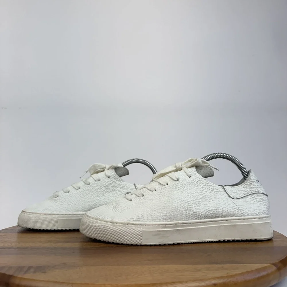 Womens Sam Edelman‎ Poppy White Leather Comfort Casual Sneakers Shoes Size 8.5 M